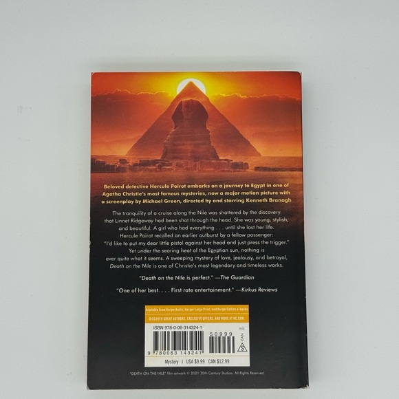 Death on the Nile by Agatha Christie - Paperback - Picture 3 of 3